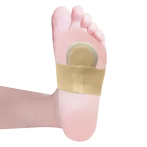 Compression band with metatarsal lift